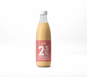 Молоко топлёное 2,5% Молком 1л