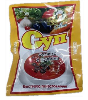 Суп солянка с грибами