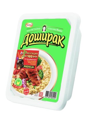 Доширак в тарелке