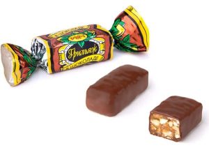 Конфеты «Грильяж в шоколаде» вес 1 кг
