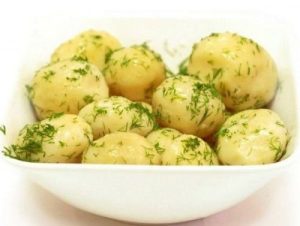 Картошка на углях порция